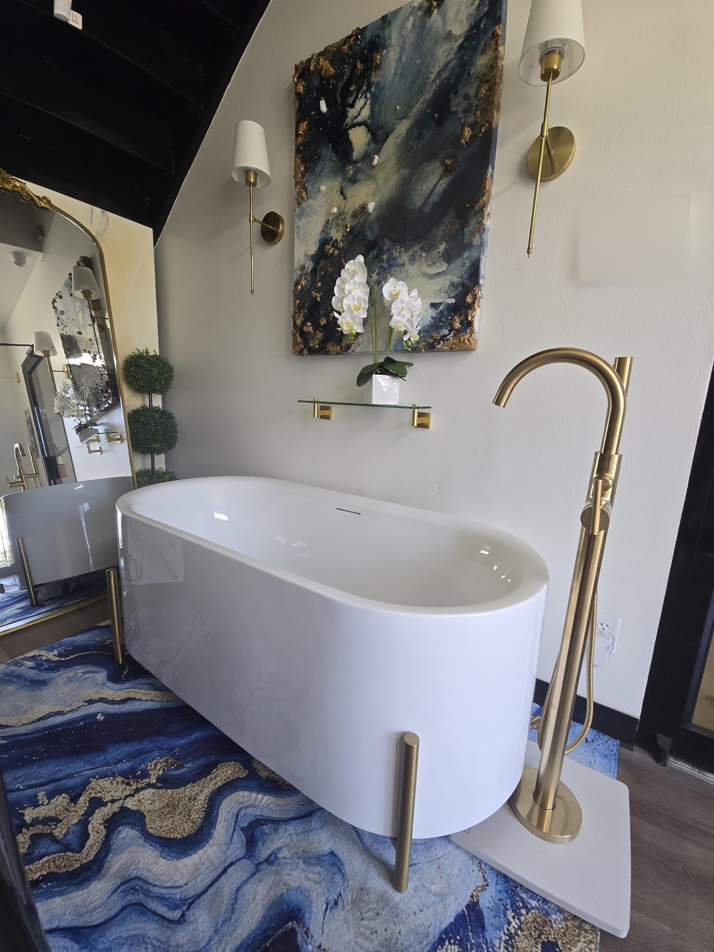 Inside the Texas Bath & Kitchen showroom in Carrollton